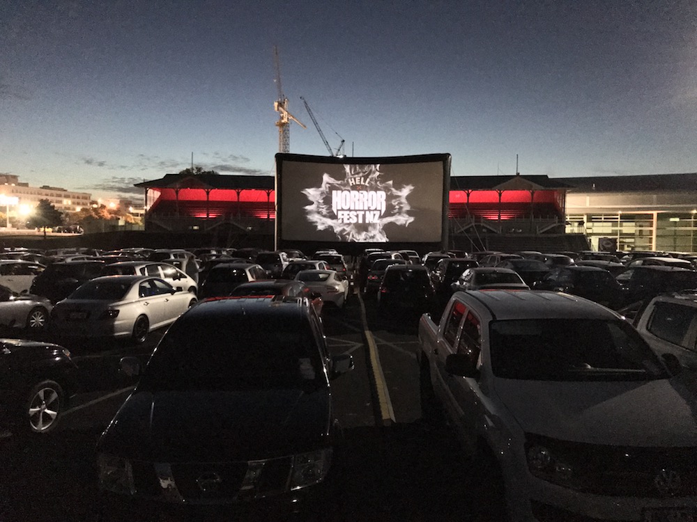 Drive-in movie event
